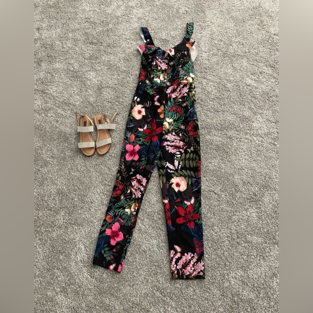 H&M Floral Jumpsuit